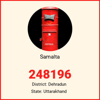 Samalta pin code, district Dehradun in Uttarakhand