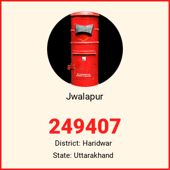 Jwalapur pin code, district Haridwar in Uttarakhand