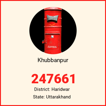 Khubbanpur pin code, district Haridwar in Uttarakhand
