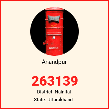 Anandpur pin code, district Nainital in Uttarakhand