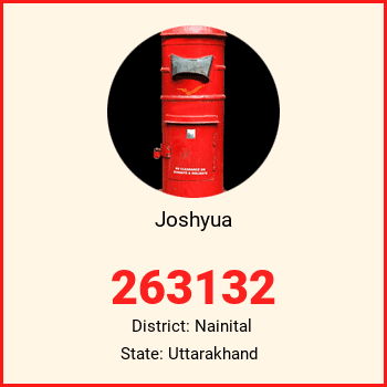Joshyua pin code, district Nainital in Uttarakhand