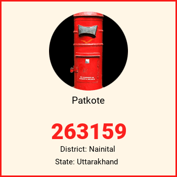 Patkote pin code, district Nainital in Uttarakhand
