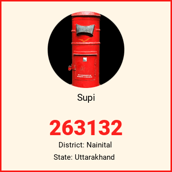 Supi pin code, district Nainital in Uttarakhand