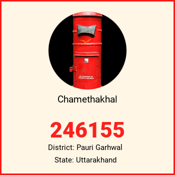Chamethakhal pin code, district Pauri Garhwal in Uttarakhand