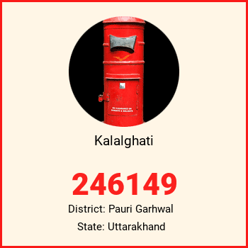 Kalalghati pin code, district Pauri Garhwal in Uttarakhand