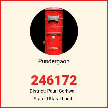 Pundergaon pin code, district Pauri Garhwal in Uttarakhand