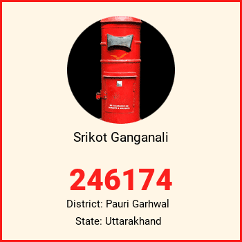 Srikot Ganganali pin code, district Pauri Garhwal in Uttarakhand