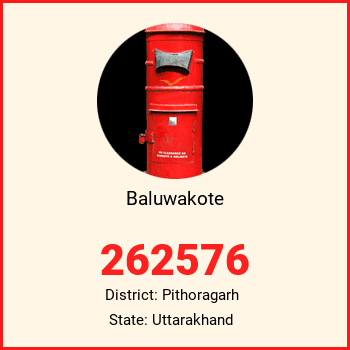 Baluwakote pin code, district Pithoragarh in Uttarakhand