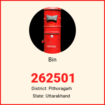 Bin pin code, district Pithoragarh in Uttarakhand