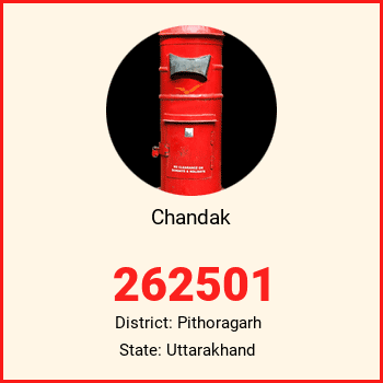 Chandak pin code, district Pithoragarh in Uttarakhand