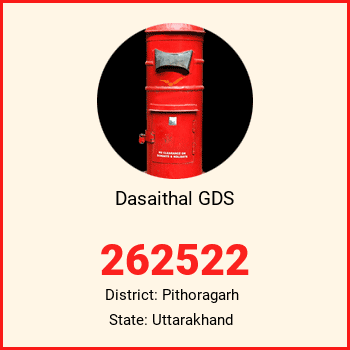 Dasaithal GDS pin code, district Pithoragarh in Uttarakhand