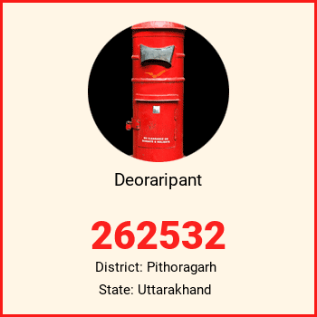 Deoraripant pin code, district Pithoragarh in Uttarakhand