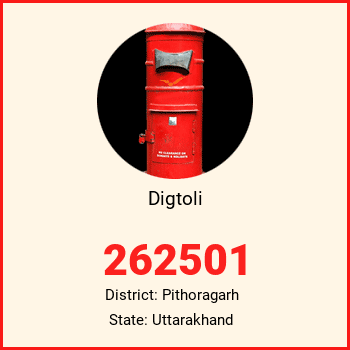 Digtoli pin code, district Pithoragarh in Uttarakhand