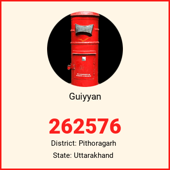 Guiyyan pin code, district Pithoragarh in Uttarakhand