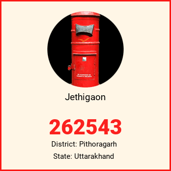 Jethigaon pin code, district Pithoragarh in Uttarakhand