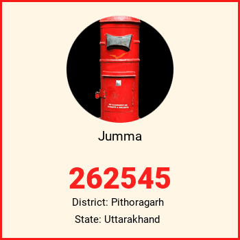 Jumma pin code, district Pithoragarh in Uttarakhand