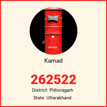 Kamad pin code, district Pithoragarh in Uttarakhand