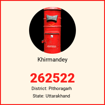 Khirmandey pin code, district Pithoragarh in Uttarakhand