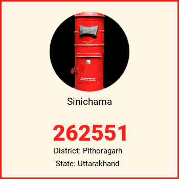 Sinichama pin code, district Pithoragarh in Uttarakhand