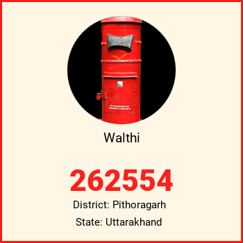 Walthi pin code, district Pithoragarh in Uttarakhand