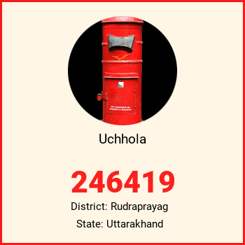 Uchhola pin code, district Rudraprayag in Uttarakhand