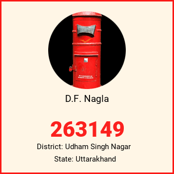 D.F. Nagla pin code, district Udham Singh Nagar in Uttarakhand