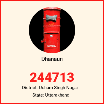 Dhanauri pin code, district Udham Singh Nagar in Uttarakhand
