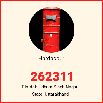 Hardaspur pin code, district Udham Singh Nagar in Uttarakhand