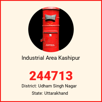 Industrial Area Kashipur pin code, district Udham Singh Nagar in Uttarakhand
