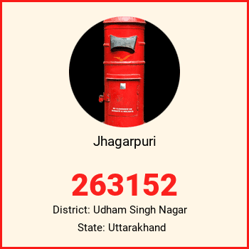 Jhagarpuri pin code, district Udham Singh Nagar in Uttarakhand