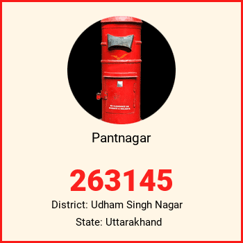 Pantnagar pin code, district Udham Singh Nagar in Uttarakhand
