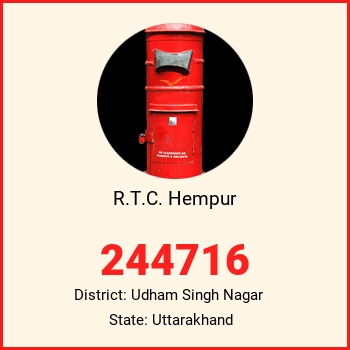 R.T.C. Hempur pin code, district Udham Singh Nagar in Uttarakhand