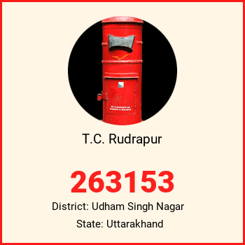 T.C. Rudrapur pin code, district Udham Singh Nagar in Uttarakhand