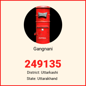 Gangnani pin code, district Uttarkashi in Uttarakhand