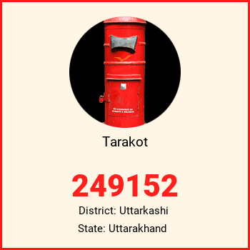 Tarakot pin code, district Uttarkashi in Uttarakhand