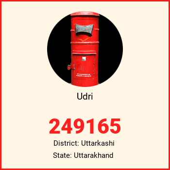 Udri pin code, district Uttarkashi in Uttarakhand