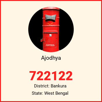 Ajodhya pin code, district Bankura in West Bengal