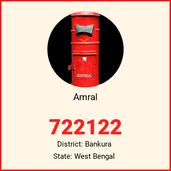 Amral pin code, district Bankura in West Bengal