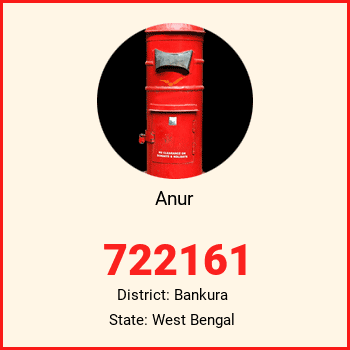 Anur pin code, district Bankura in West Bengal