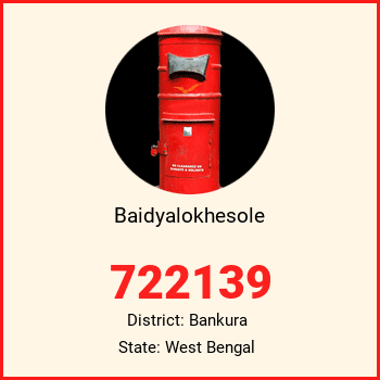 Baidyalokhesole pin code, district Bankura in West Bengal