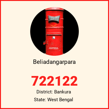 Beliadangarpara pin code, district Bankura in West Bengal