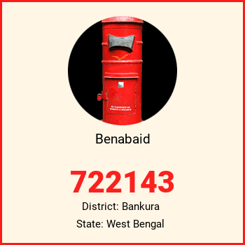 Benabaid pin code, district Bankura in West Bengal