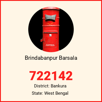 Brindabanpur Barsala pin code, district Bankura in West Bengal
