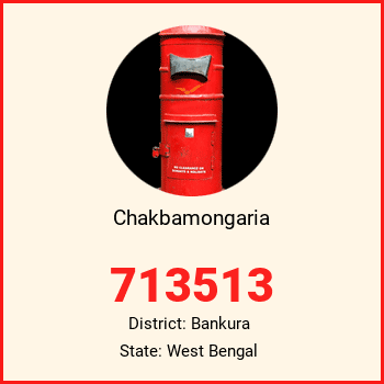 Chakbamongaria pin code, district Bankura in West Bengal