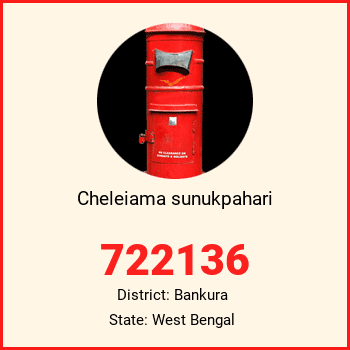 Cheleiama sunukpahari pin code, district Bankura in West Bengal