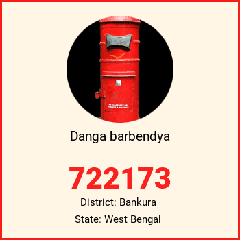 Danga barbendya pin code, district Bankura in West Bengal