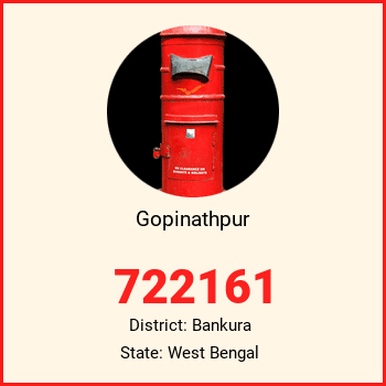 Gopinathpur pin code, district Bankura in West Bengal