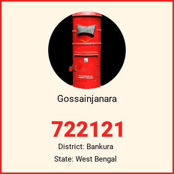 Gossainjanara pin code, district Bankura in West Bengal
