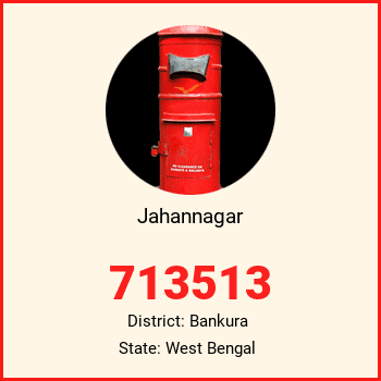 Jahannagar pin code, district Bankura in West Bengal