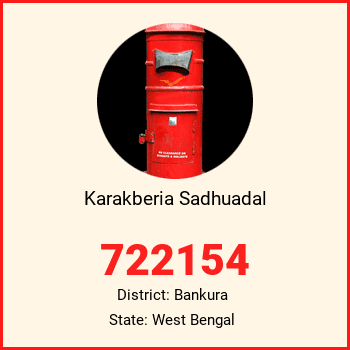 Karakberia Sadhuadal pin code, district Bankura in West Bengal
